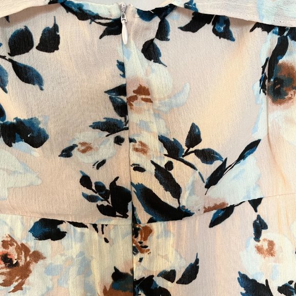 “Gypsies & Moondust’ Floral Adjustable Spaghetti Strap/Cap Sleeve Dress Size XL - Picture 6 of 8